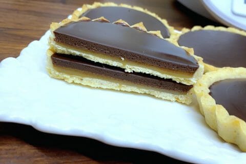 Cliquez pour zoomer ! Tartelettes chocolat et caramel beurre salé Thermomix par prowass