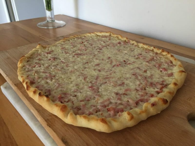 Cliquez pour zoomer ! Flammekueche traditionnelle Thermomix par Misma