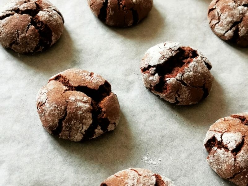 Cliquez pour zoomer ! Craquelés au chocolat Thermomix par kittynina41