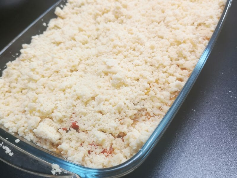 Cliquez pour zoomer ! Crumble aux légumes provençaux Thermomix par milulu
