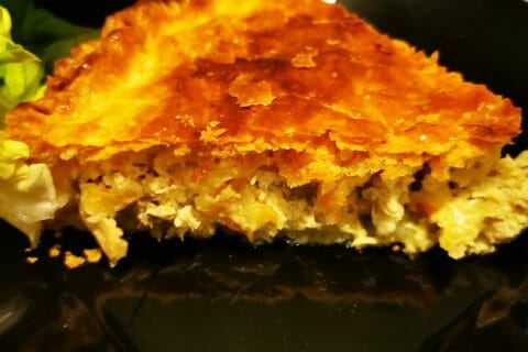 Cliquez pour zoomer ! Tourte au poulet et aux champignons Thermomix par nath086