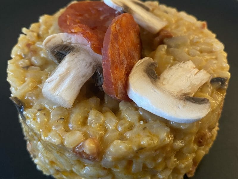 Cliquez pour zoomer ! Risotto au chorizo Thermomix par shaaeden