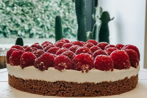 Cliquez pour zoomer ! Tarte aux fraises sans cuisson Thermomix par kitchencake