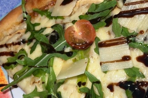 Cliquez pour zoomer ! Pizza blanche aux champignons Thermomix par SoussouBRH