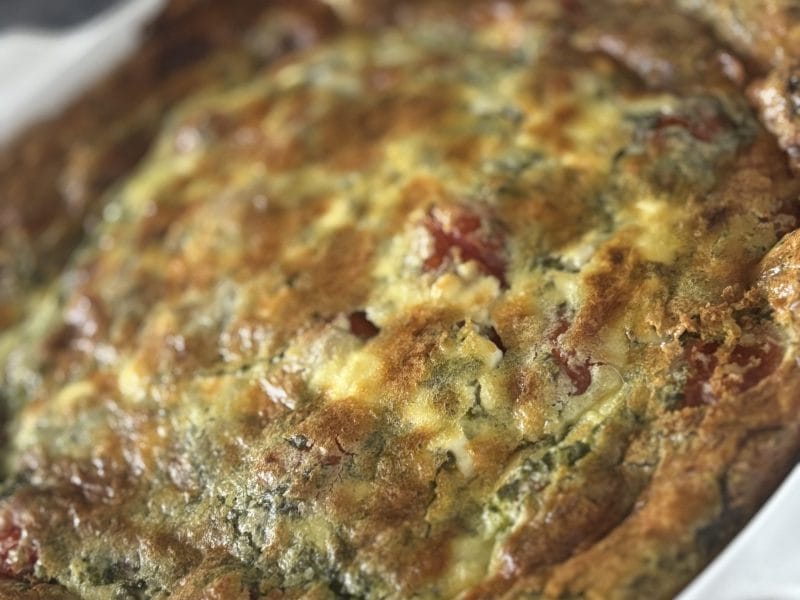 Cliquez pour zoomer ! Clafoutis tomates cerises et fromage de chèvre Thermomix par sev_26