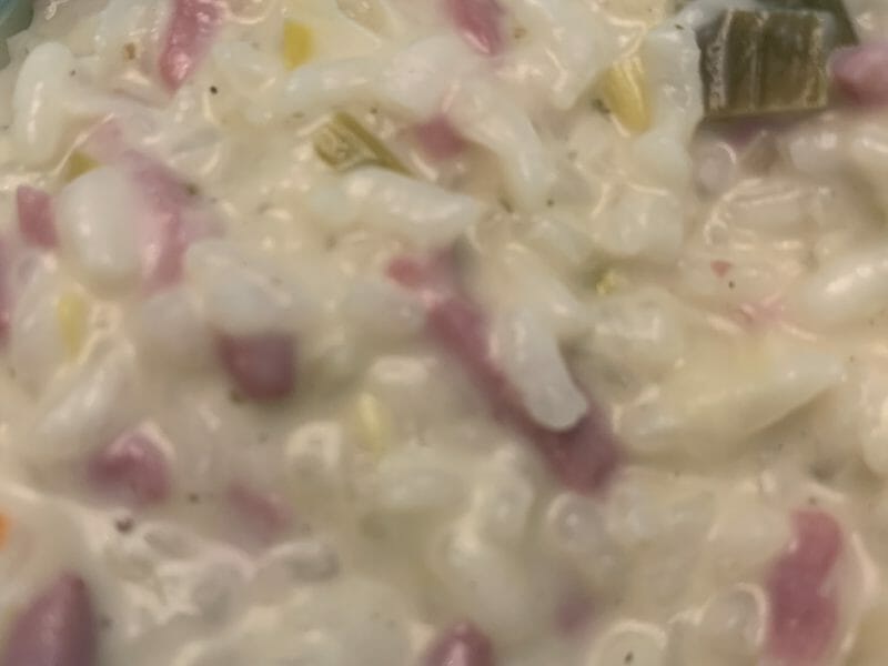 Cliquez pour zoomer ! Risotto poireaux et lardons Thermomix par sev_26