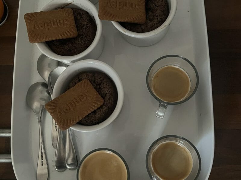 Cliquez pour zoomer ! Moelleux au chocolat cœur fondant Thermomix par christelle2802