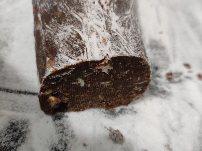 Cliquez pour zoomer ! Saucisson au chocolat Thermomix par MamaNaDjyGio