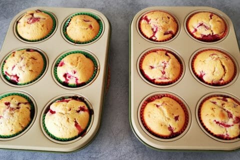 Cliquez pour zoomer ! Muffins aux fraises Thermomix par sophinette36