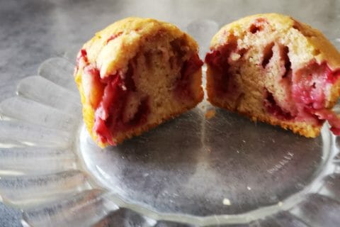 Cliquez pour zoomer ! Muffins aux fraises Thermomix par sophinette36