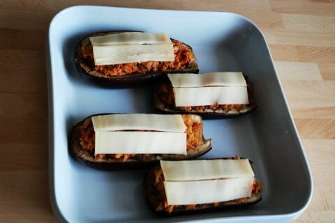 Cliquez pour zoomer ! Aubergines farcies au thon Thermomix par sophinette36