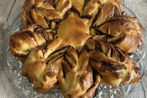 Cliquez pour zoomer ! Brioche étoilée au Nutella Thermomix par ann_7