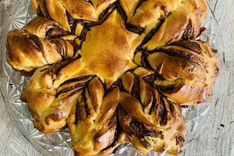 Cliquez pour zoomer ! Brioche étoilée au Nutella Thermomix par ann_7