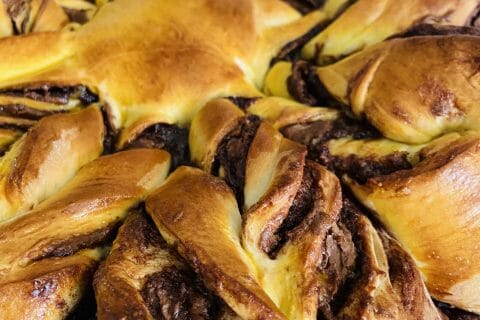 Cliquez pour zoomer ! Brioche étoilée au Nutella Thermomix par ann_7