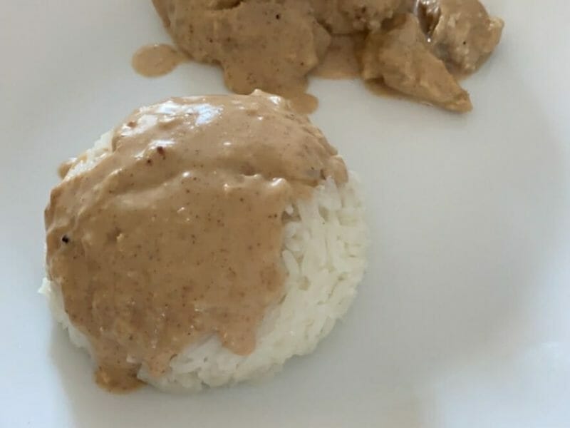 Cliquez pour zoomer ! Effiloché de poulet aux cacahuètes Thermomix par sabrijolie