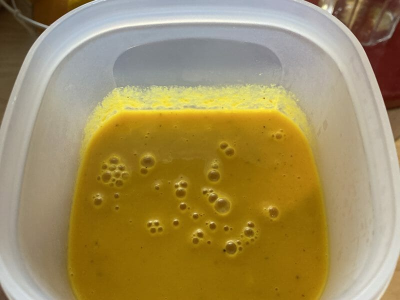 Cliquez pour zoomer ! Velouté carottes et pommes, au lait de coco Thermomix par mel_xv2
