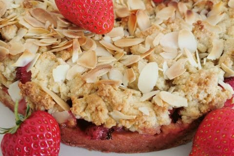 Cliquez pour zoomer ! Cookie-crumble rhubarbe framboises Thermomix par ely4