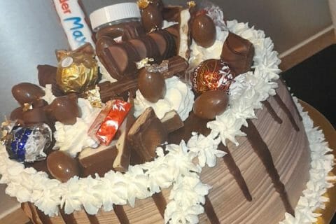 Cliquez pour zoomer ! Layer cake Kinder Bueno Thermomix par kayjess