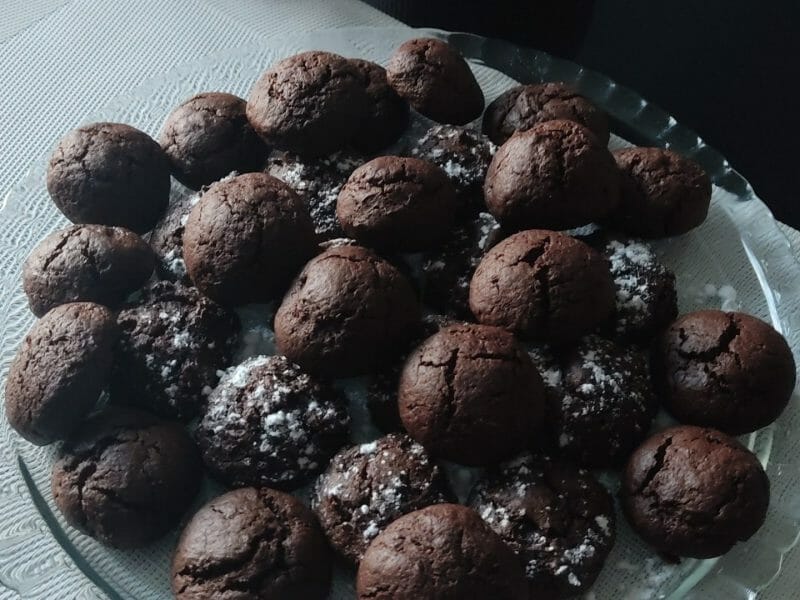 Cliquez pour zoomer ! Petits craquelés choco-menthe Thermomix par helene5