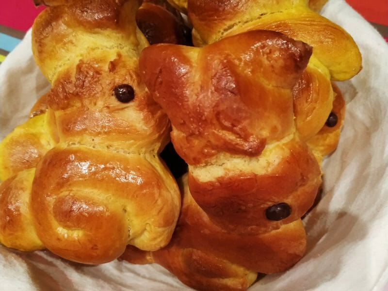 Cliquez pour zoomer ! Brioches lapin de Pâques Thermomix par avalone89690