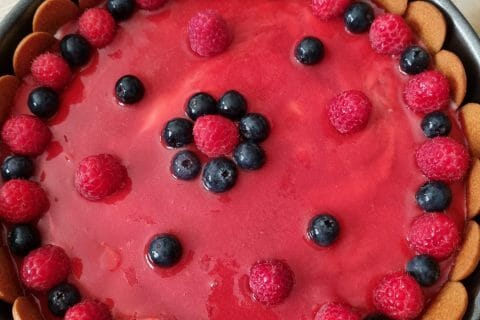 Cliquez pour zoomer ! Bavarois aux framboises Thermomix par charlotte_181