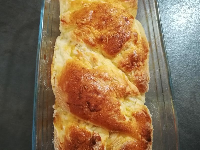 Cliquez pour zoomer ! Brioche tressée à la mie filante Thermomix par yoh31