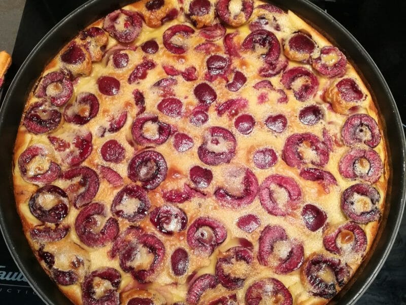 Cliquez pour zoomer ! Clafoutis aux cerises Thermomix par yoh31