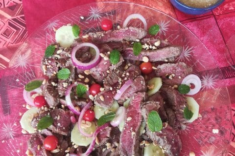 Cliquez pour zoomer ! Salade thaï au boeuf Thermomix par yoh31