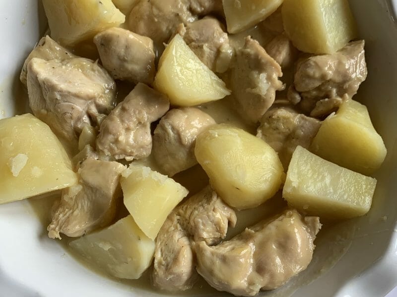 Cliquez pour zoomer ! Pollo al ajillo Thermomix par papoumamou89f