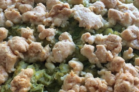 Cliquez pour zoomer ! Crumble poulet, courgettes et parmesan Thermomix par fatimzohra