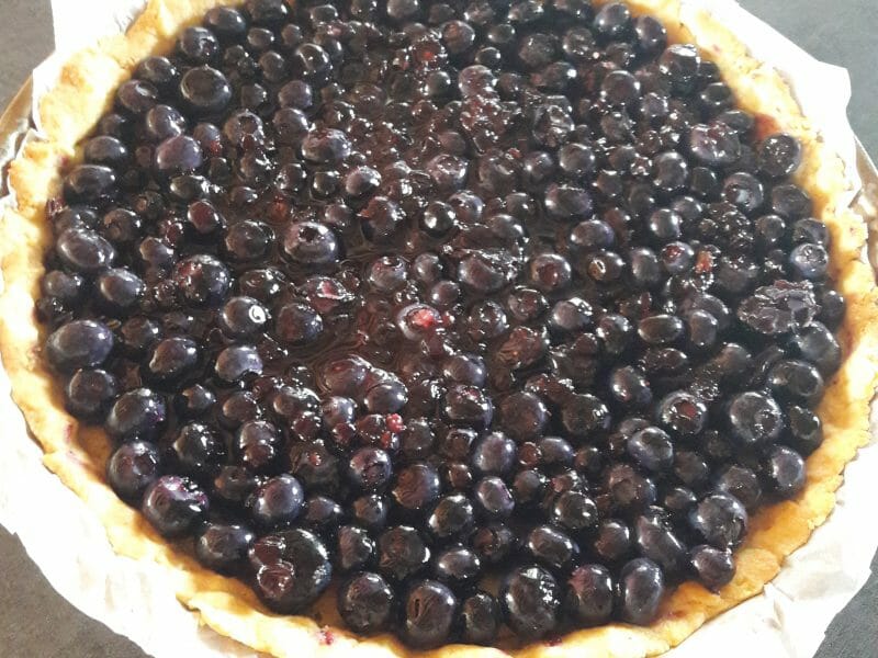 Cliquez pour zoomer ! Tarte aux myrtilles Thermomix par berniefab