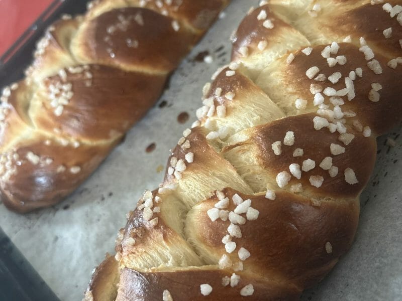 Cliquez pour zoomer ! Brioche tressée à la mie filante Thermomix par faizouza