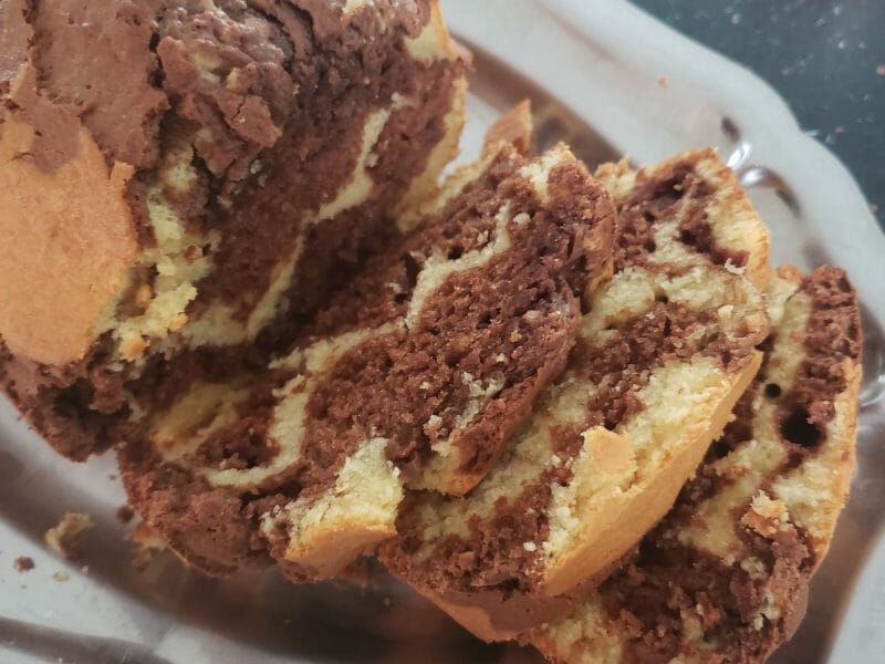 Cliquez pour zoomer ! Marbré au chocolat Thermomix par elodie_31390