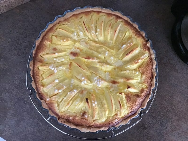Cliquez pour zoomer ! Tarte normande aux pommes Thermomix par sylvie_195