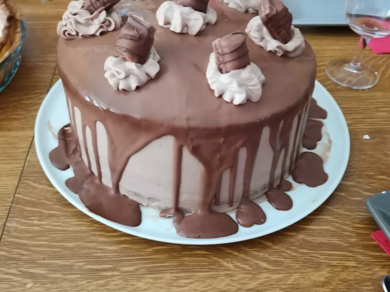 Cliquez pour zoomer ! Layer cake Kinder Bueno Thermomix par celine4949