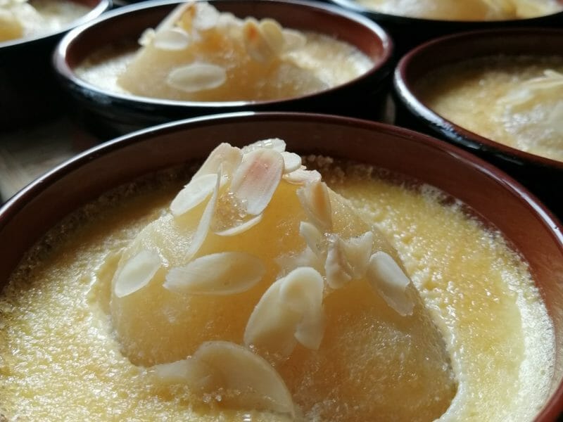 Cliquez pour zoomer ! Petits flans à la poire Thermomix par Éloïse