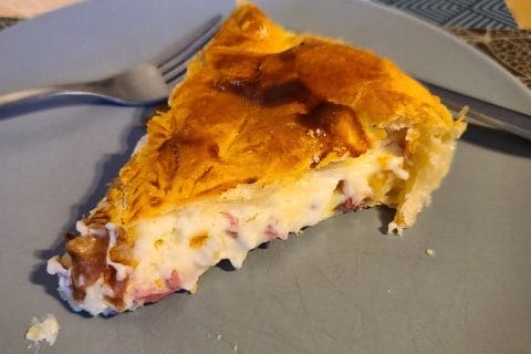 Cliquez pour zoomer ! Tourte lardons et comté Thermomix par Éloïse