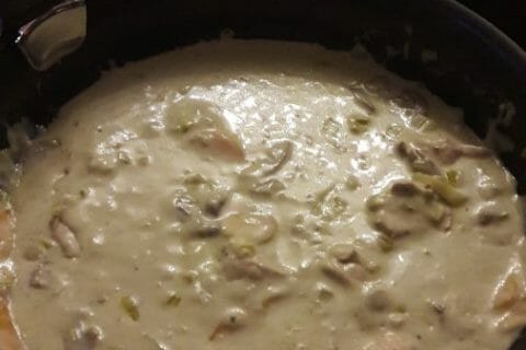 Cliquez pour zoomer ! Blanquette de dinde au bleu d’auvergne au Thermomix
