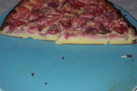 Cliquez pour zoomer ! Clafoutis aux fraises au Thermomix