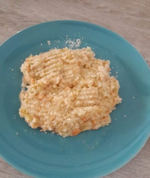 Cliquez pour zoomer ! Risotto poireaux et saumon fumé Thermomix par Celia905