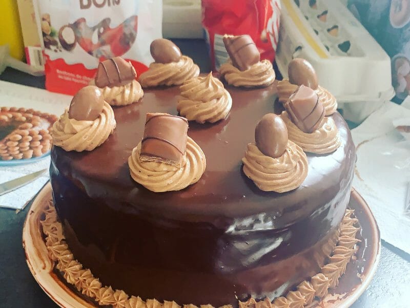 Cliquez pour zoomer ! Layer cake Kinder Bueno Thermomix par sojana