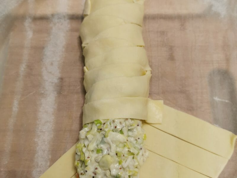 Cliquez pour zoomer ! Feuilleté saumon et poireaux Thermomix par ka40