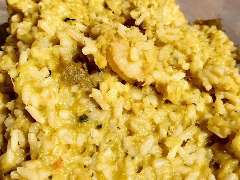 Cliquez pour zoomer ! Risotto courgettes et crevettes Thermomix par katiam86