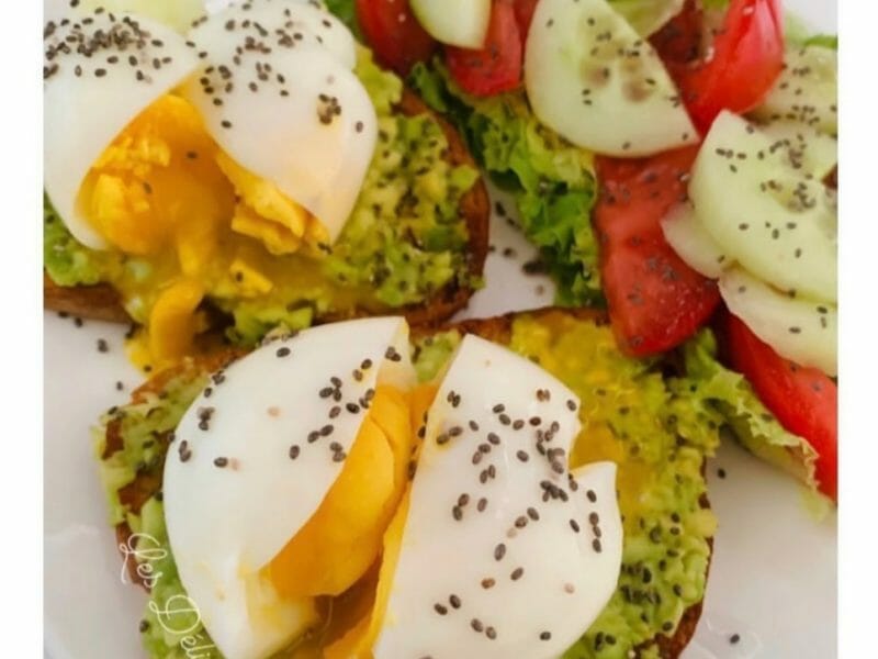 Cliquez pour zoomer ! Tartine avocat et oeuf mollet Thermomix par nanouuu_momix