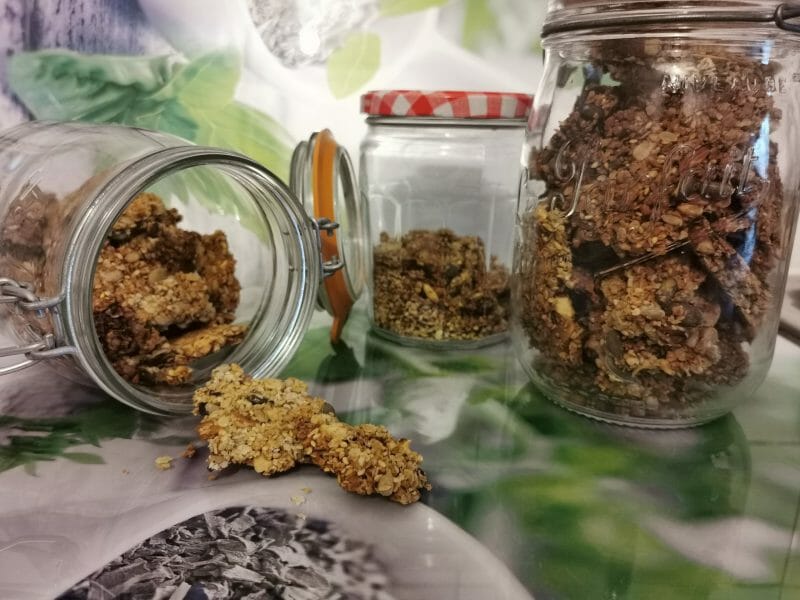 Cliquez pour zoomer ! Granola salé Thermomix par Yowlysun