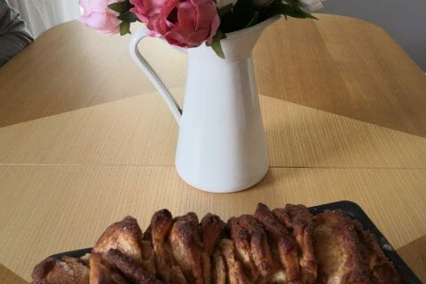 Cliquez pour zoomer ! Brioche à effeuiller à la cannelle Thermomix par lilise74