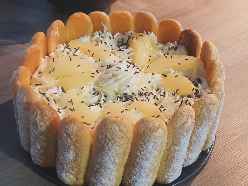 Cliquez pour zoomer ! Charlotte poire chocolat Thermomix par isabelle_218