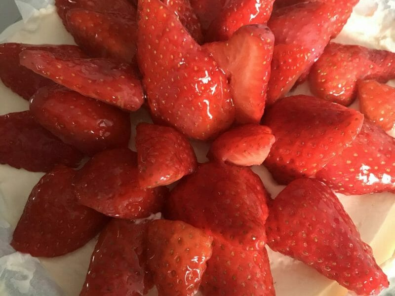 Cliquez pour zoomer ! Tarte aux fraises sans cuisson Thermomix par liliperli