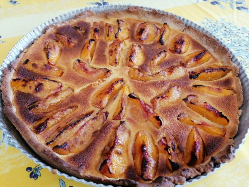 Cliquez pour zoomer ! Tarte amandine aux abricots Thermomix par thedi