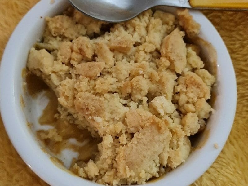 Cliquez pour zoomer ! Crumble au kaki Thermomix par angele2706